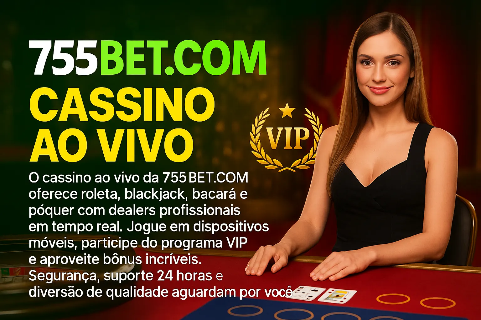 O 755BET.COM Live Casino lança promoções regularmente